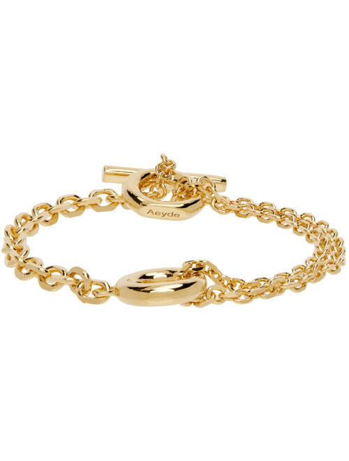 AEYDE Gold Sadie Bracelet