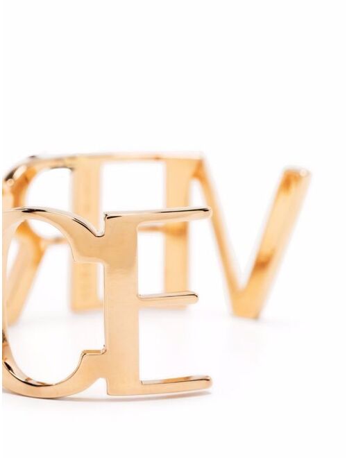 Versace logo cuff bracelet
