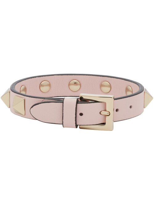 VALENTINO GARAVANI Pink Rockstud Bracelet