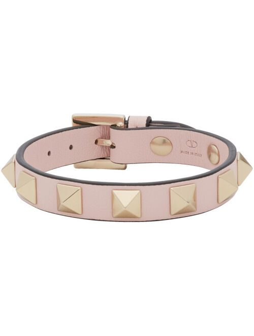 VALENTINO GARAVANI Pink Rockstud Bracelet