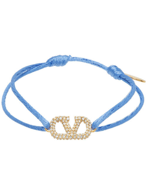 VALENTINO GARAVANI Blue VLogo Bracelet