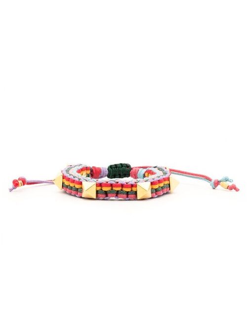 Valentino Garavani braided Rockstud cord bracelet