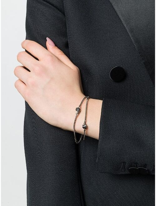 Alexander McQueen skulls bracelet