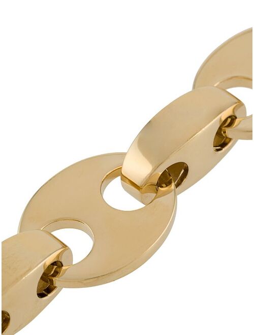 Paco Rabanne gold-tone disc and clasp bracelet