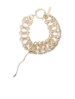 Justine Clenquet Sofia chunky double-chain bracelet