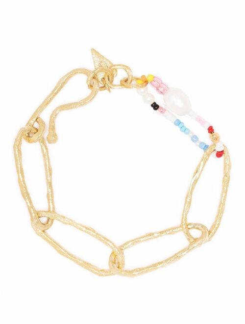 Forte Forte pearl-detail chain bracelet