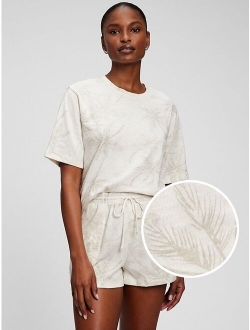 Cotton Slub Jersey Sleep T-Shirt