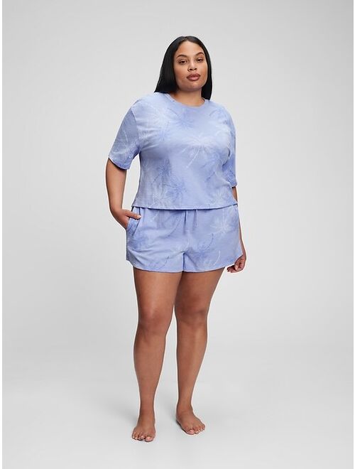 Gap Cotton Slub Jersey Sleep T-Shirt