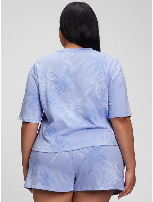 Gap Cotton Slub Jersey Sleep T-Shirt