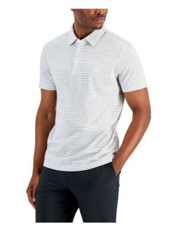 Men's Striped Polo