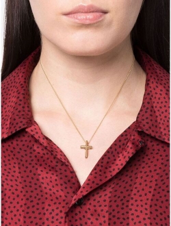 Saint Laurent cross pendant necklace