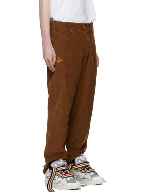 drew house SSENSE Exclusive Brown Cotton Trousers
