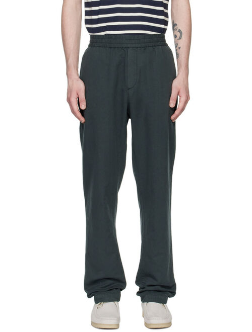 Sunspel Gray Drawstring Trousers