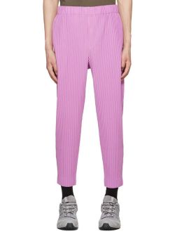 Homme Plisse Issey Miyake Pink Monthly Color April Trousers