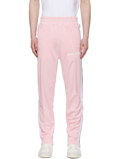 Palm Angels Pink Logo Track Pants