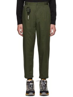 Izzue Green Cotton Trousers