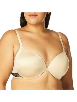 Underwire Demi Bra, Best Push-Up Bra with Wonderbra Technology, Smoothing Lace-Trim Bra with Push-Up Cups