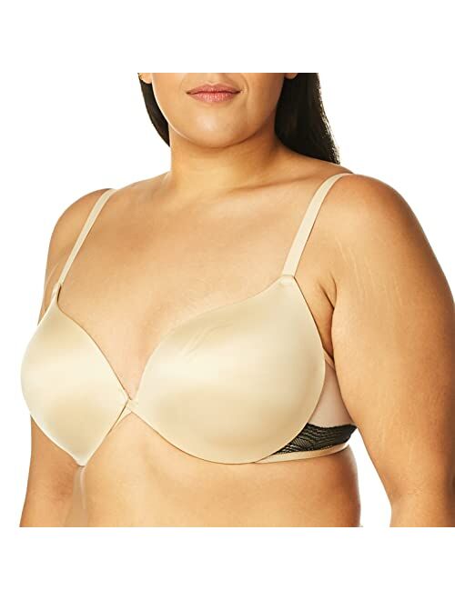Maidenform Underwire Demi Bra, Best Push-Up Bra with Wonderbra Technology, Smoothing Lace-Trim Bra with Push-Up Cups