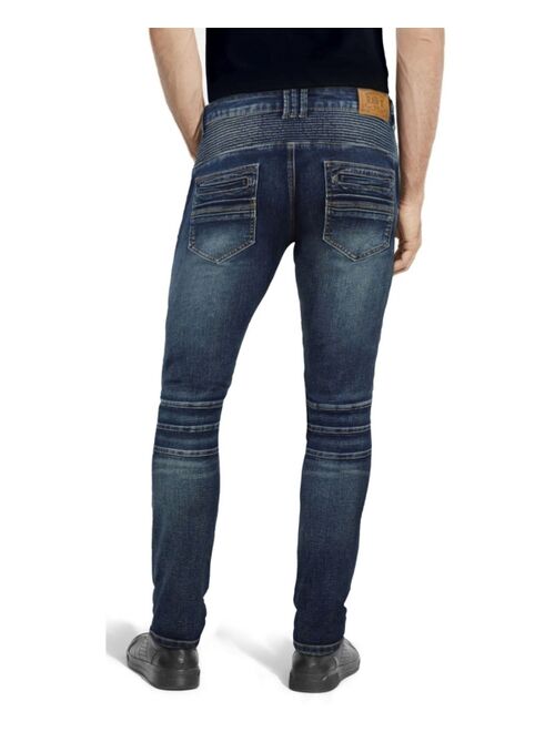 X-RAY Men's Stretch Moto Jeans
