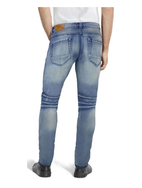 X-RAY Men's Stretch Moto Jeans
