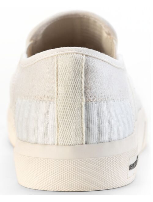 SUN + STONE Men's Sierra Denim Patchwork Slip-On Sneakers, Created for Macy's