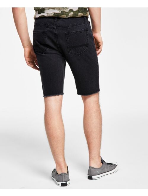 SUN + STONE Men's Seamus Regular-Fit Solid Denim Shorts, Created for Macy's