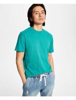 Men's Curved Hem Solid T-Shirt, Created for Macy's