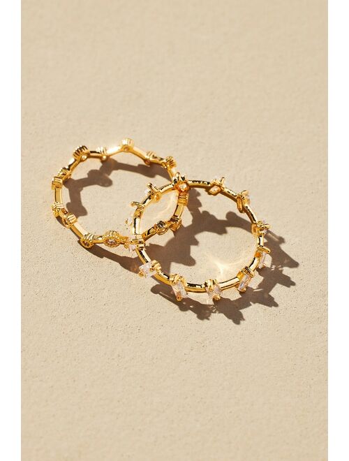Anthropologie Set of Two Delicate Stacking Rings