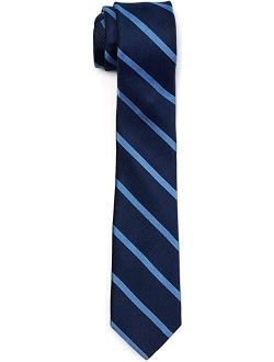 LAUREN Ralph Lauren Kids Navy and Blue Bar Stripe Tie (Big Kids)