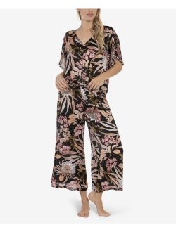 Midnight Bakery Women's Molly Chiffon 2 Piece Pajama Set