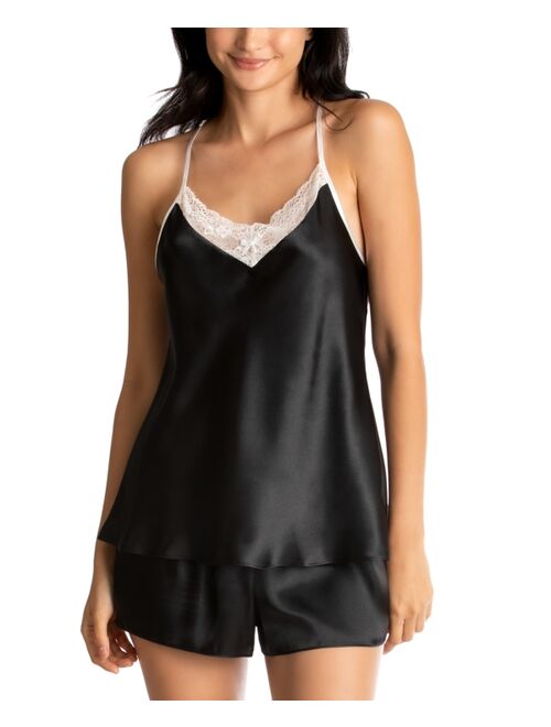 Linea Donatella Bride Satin Wrap Robe, Cami & Tap Shorts Set