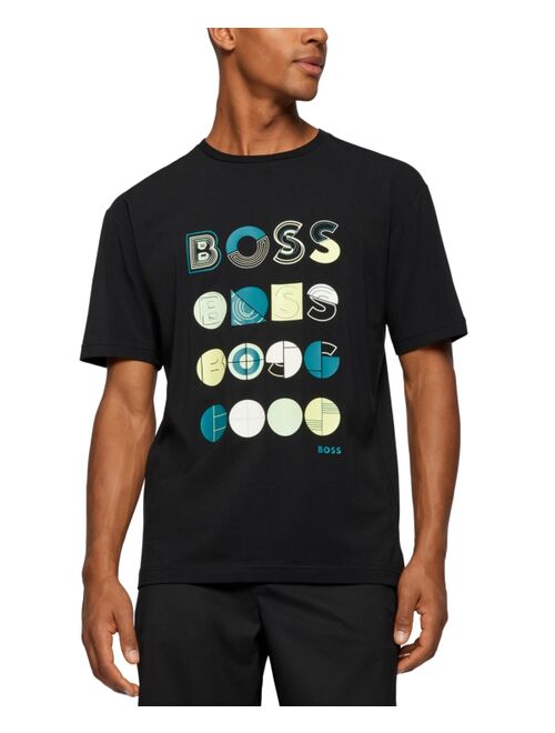 Hugo Boss BOSS Men's Stretch-Cotton Relaxed-Fit T-Shirt