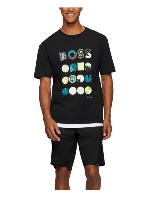 Hugo Boss BOSS Men's Stretch-Cotton Relaxed-Fit T-Shirt