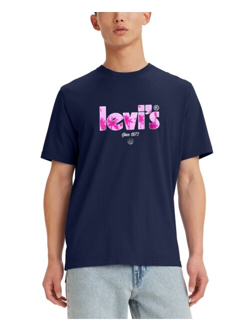 Levi's Men's Relaxed-Fit Poster Palm Logo T-Shirt