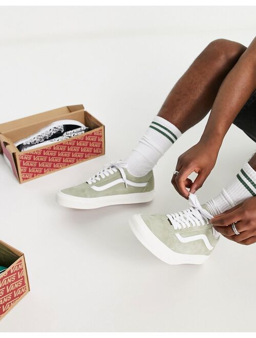 Vans Old Skool sneakers in green suede