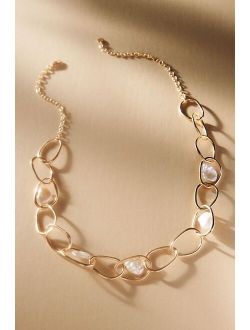 Pebbles AM Grecian Goddess Pearl Link Necklace