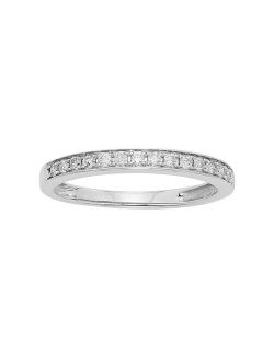 The Regal Collection 1/4 Carat T.W. IGL Certified Diamond 14k Gold Wedding Ring