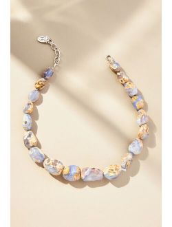 Chan Luu Blue Chalcedony Stone Necklace
