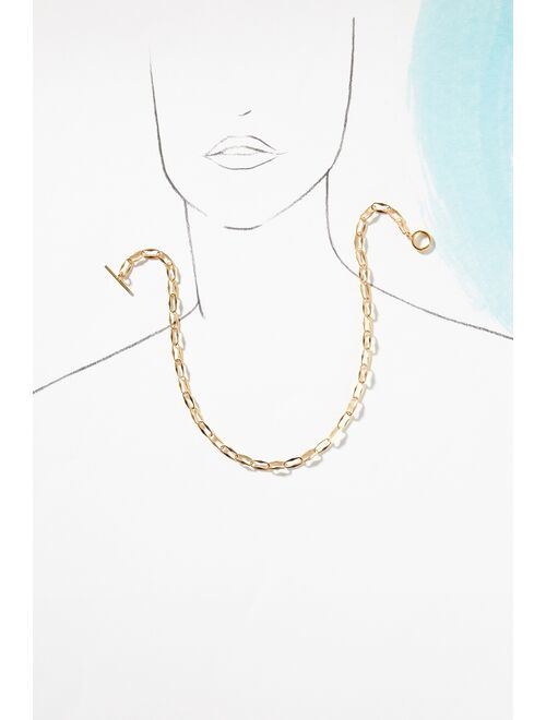Anthropologie Delicate Chain-Link Necklace