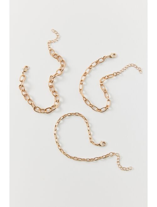 Urban Outfitters Basic Chain Bracelet Set