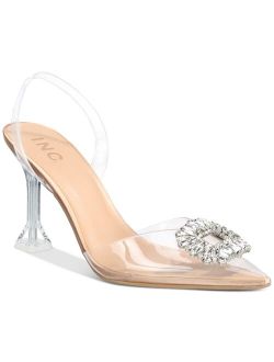 Scienna Vinyl Slingback Pumps, Created for Macy's
