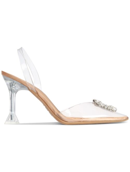 INC INTERNATIONAL CONCEPTS Scienna Vinyl Slingback Pumps, Created for Macy's