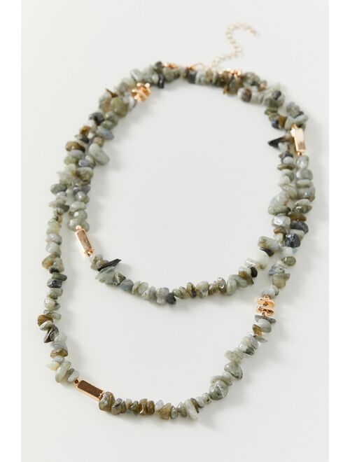 Urban outfitters Kira Genuine Stone Layer Necklace