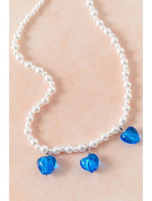 Buy Urban outfitters Madeline Pearl Heart Necklace online | Topofstyle