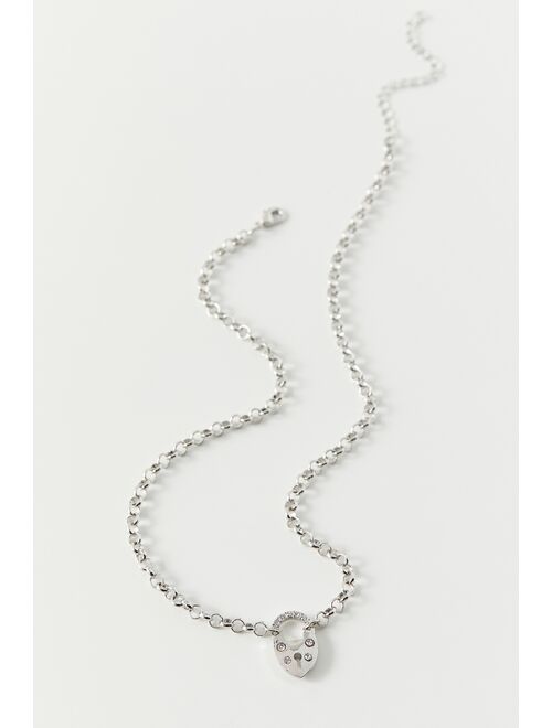 Urban outfitters Statement Lock Chain Necklace