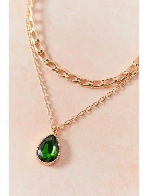 Urban outfitters Aster Gem Layer Necklace