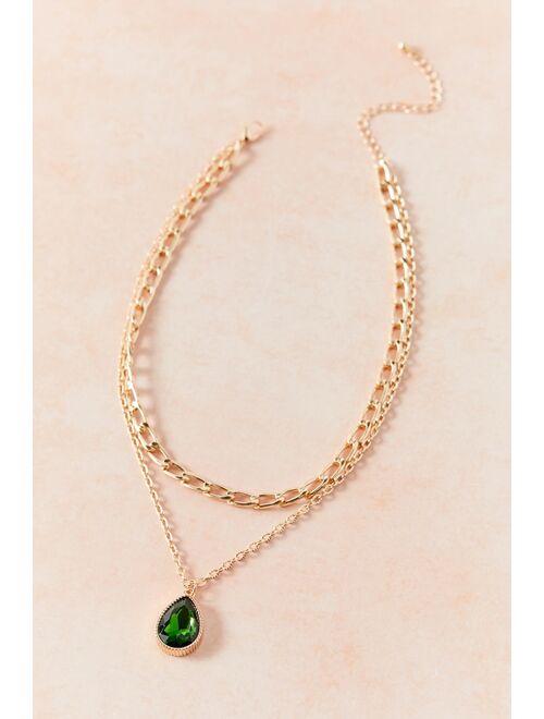 Urban outfitters Aster Gem Layer Necklace