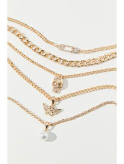 Hunter Icon Chain Layer Necklace Set