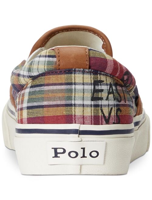 Polo Ralph Lauren Men's Keaton Madras Slip-On Sneaker