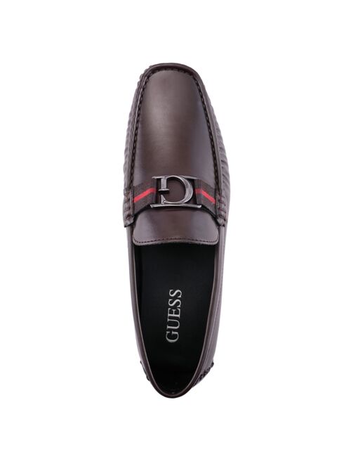GUESS Men's Askers Pod Driver with G Ornament Slip On Slippers